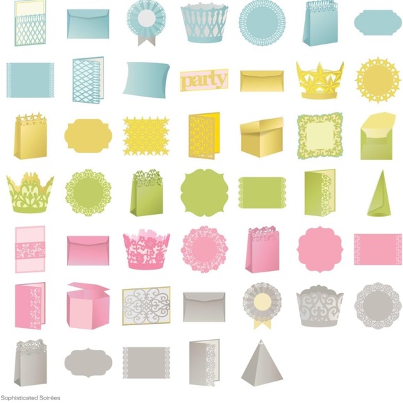 Cricut Anna Griffin Sophisticated Soirées shapes - Picture 3 of 9